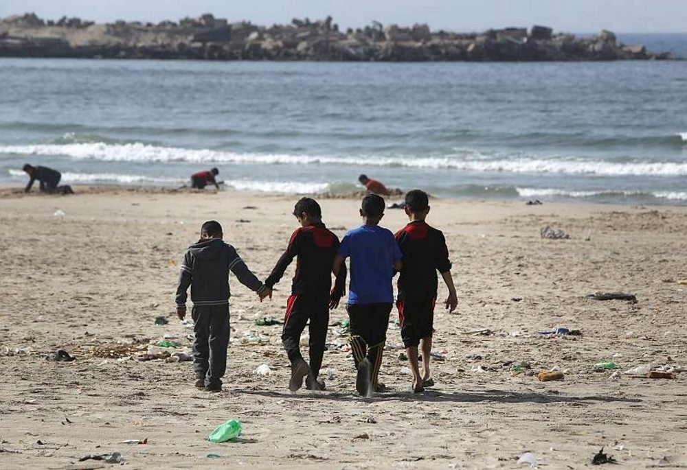 The Israeli strike killed four Palestinian children playing soccer on Gaza Beach, July 16, 2014.
