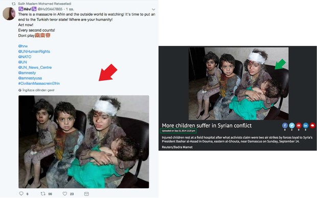 PYD leader Salih Muslum breaks silence retweeting fake news about Turkey's Afrin op