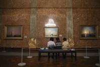 The Painting Museum is located at the Crown Prince Residence of Dolmabahu00e7e Palace that was built by Sultan Abdulmejid in 1855.