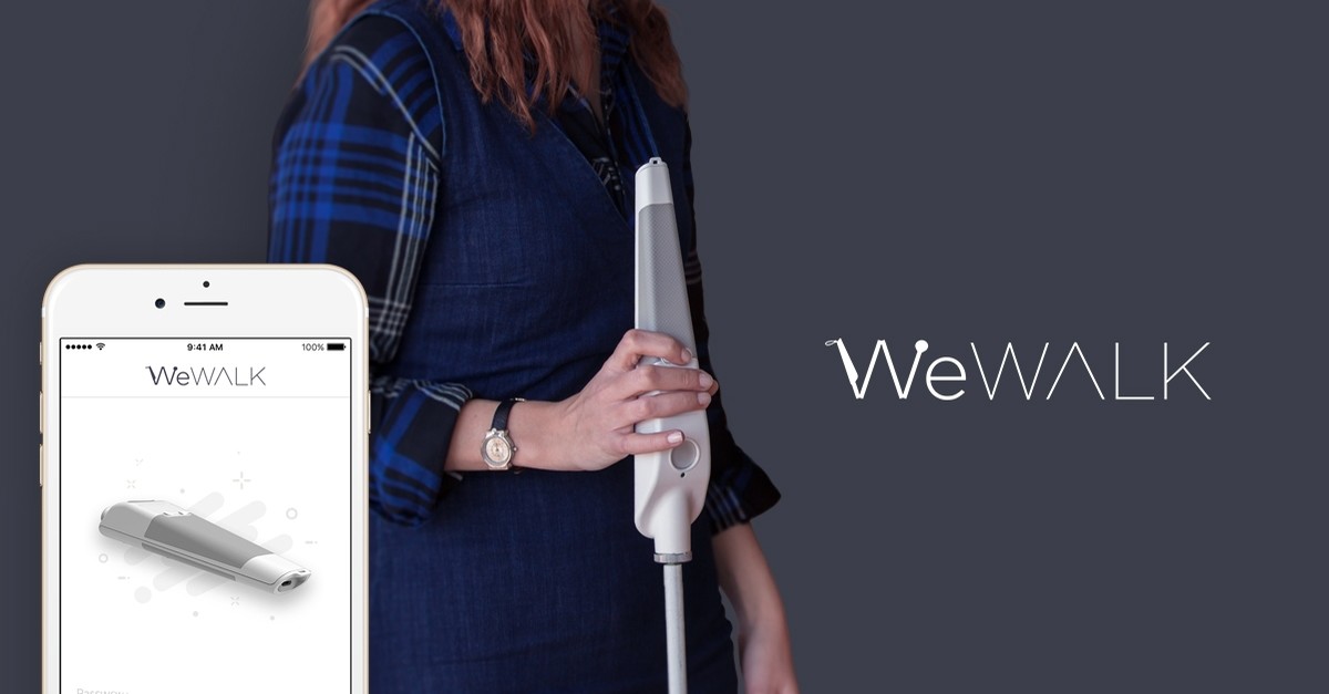 WeWalk is a smart walking cane designed to make life easier for the visually impaired.