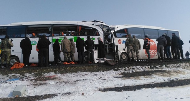 8 killed, 28 injured as 2 buses collide in eastern Turkey