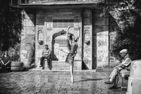 A black-white photograph by Burak Bulut Yu0131ldu0131ru0131m.