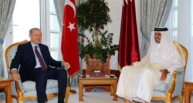 الرئيس رجب طيب أردوغان وأمير قطر الشيخ تميم بن حمد آل ثاني من الأرشيف