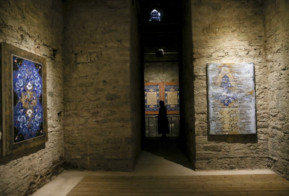 Mosque cellar hosts artwork Daily Sabah