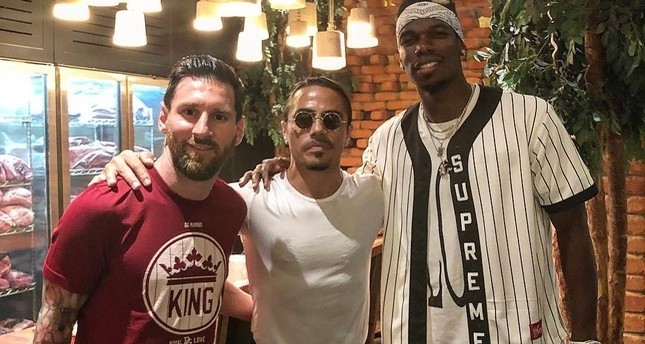 Messi I Pogba Posetili Restoran Znamenitogo Tureckogo Myasnika Salt Bae Daily Sabah Na Russkom