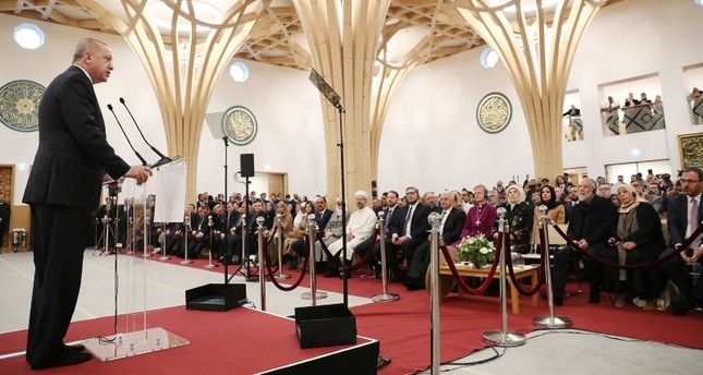 أردوغان: مسجد كامبريدج سيكون بمثابة رد قوي على مشاعر الكراهية تجاه الإسلام