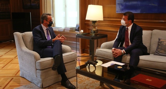 رئيس وزراء اليونان يستقبل إمام أوغلو رئيس بلدية إسطنبول