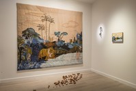 A work by Sanam Khatibi at Pera Museum, one of the venues for the Istanbul Biennial.