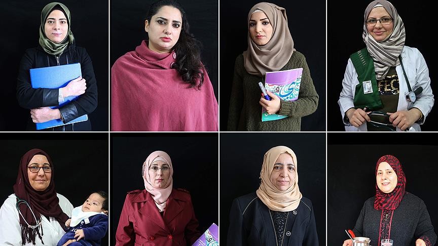 Eight Syrian women, most of whom experienced the pain of losing someone in the war, are happy to be able to do their jobs with the opportunities provided to them despite the emotional weight they bear. 