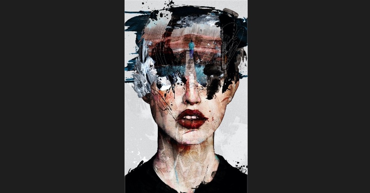 Sait Mingau00fc, u201cLeft Behind,u201d new media, 47.2 x 29.5 x 1.2 inches.