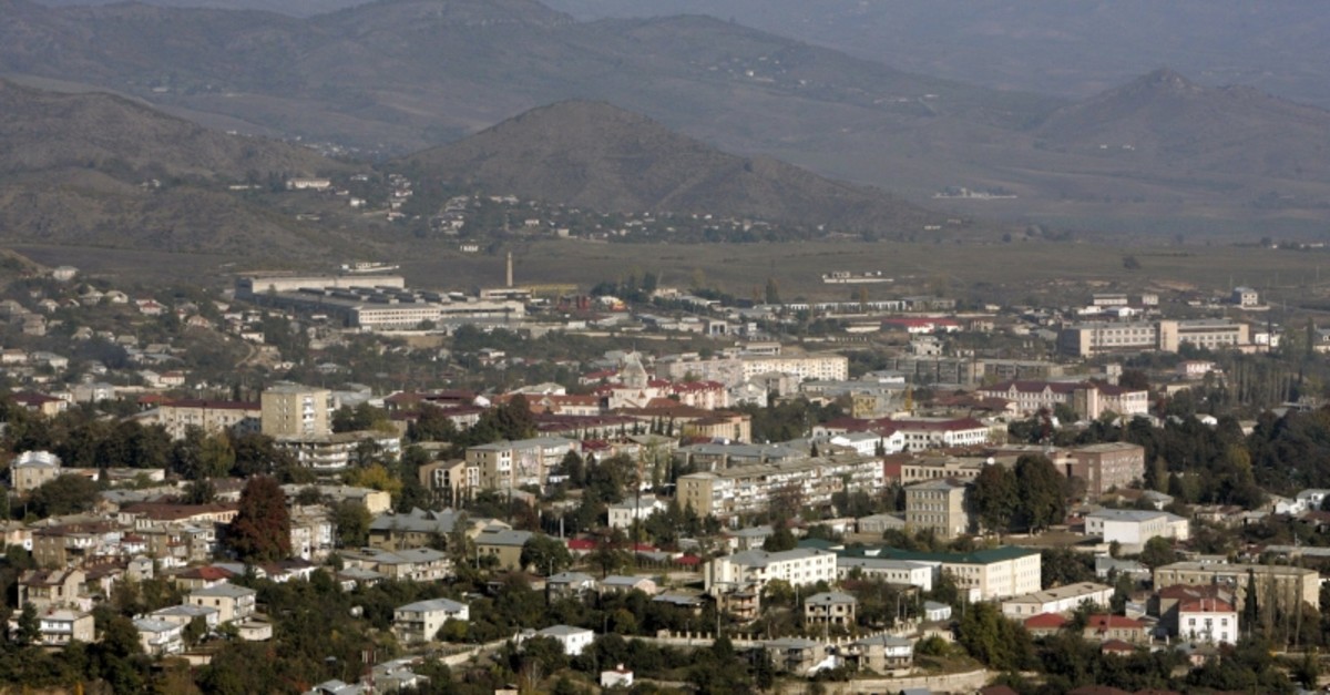 A general view shows Nagorno Karabakh's main city of Stepanakert, in this October 30, 2009 file photo. (Reuters Photo)  