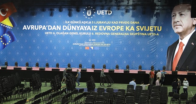 جانب من التحضيرات في البوسنة لزيارة أردوغان