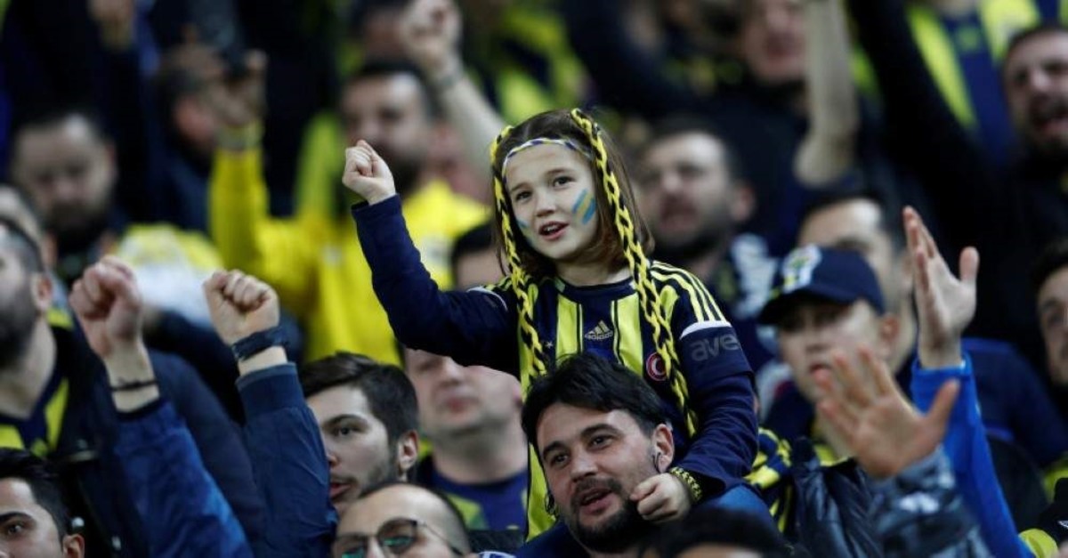 General view of fans before the match between Fenerbahce and Besiktas at Sukru Saracoglu Stadium in Istanbul, Turkey on Dec. 22, 2019. (REUTERS Photo)