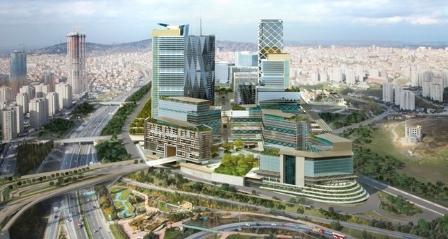 مخطط مشروع مركز إسطنبول المالي العالمي في إسطنبول قيد الإنشاء