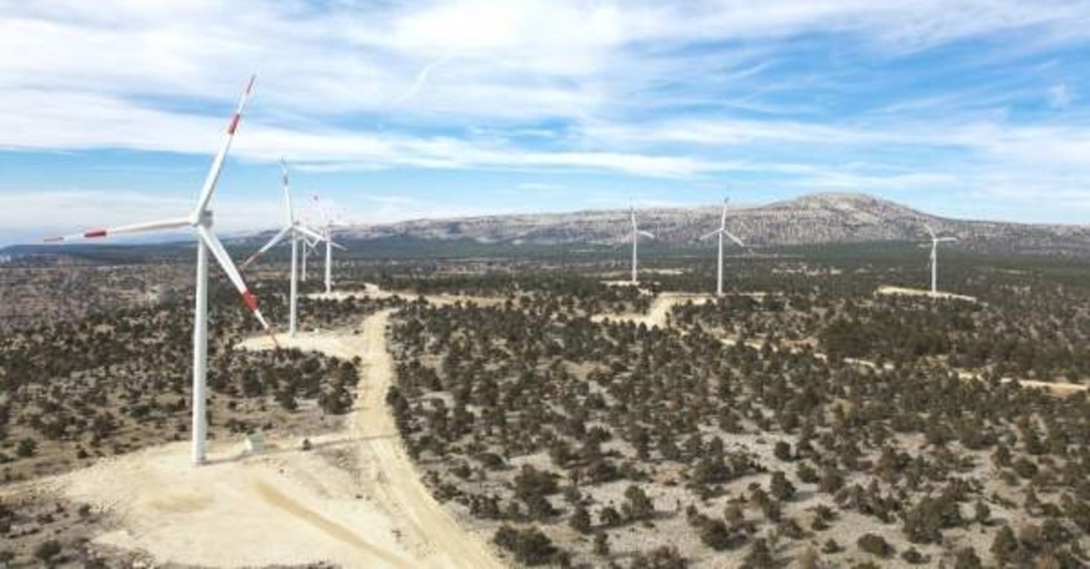 Last year, 6.6% of Turkey's electricity generation was provided by wind power plants. (u0130HA Photo)