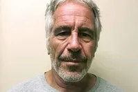 FILE - This March 28, 2017, file photo, provided by the New York State Sex Offender Registry, shows Jeffrey Epstein. Dr. Michael Baden, a pathologist hired by Jeffrey Epstein's brother, says he believes the financier's death at a New York City jail was a murder, not suicide. Baden told Fox News on Tuesday, Oct. 29, 2019, that some injuries found on the 66-year-old Epstein's body ,are extremely unusual in suicidal hangings, and more consistent with ,homicidal strangulation., (New York State Sex Offender Registry via AP, File)