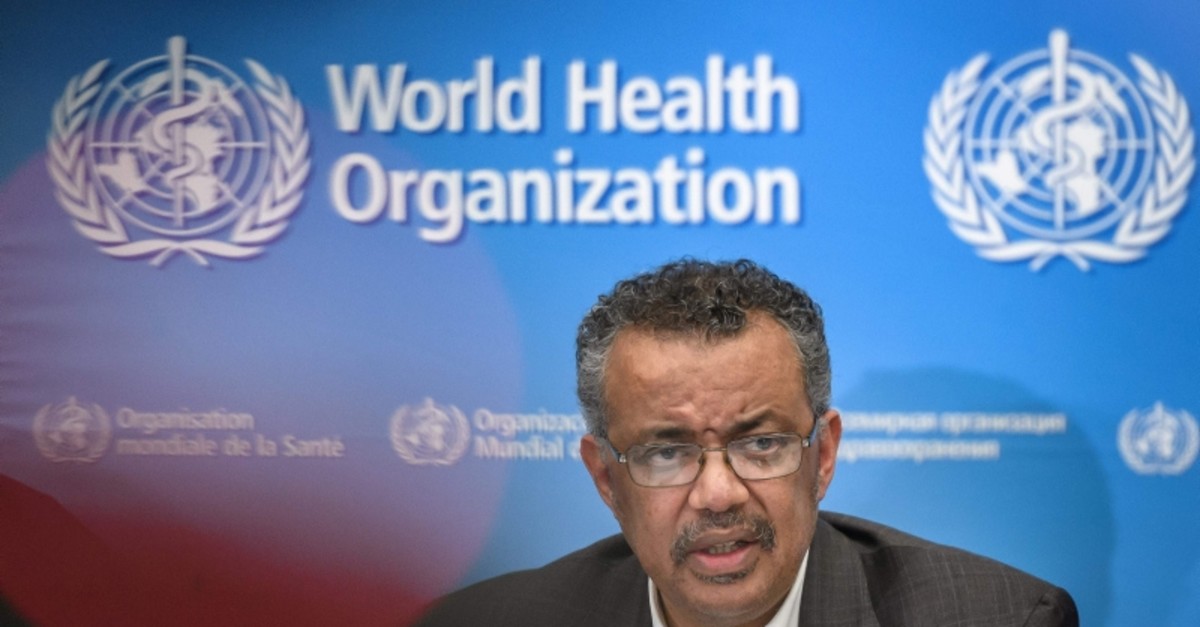 World Health Organization (WHO) Director-General Tedros Adhanom Ghebreyesus speaks during a press conference following a WHO Emergency committee (AFP Photo)