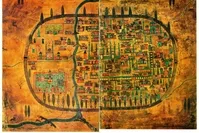 Miniature by Matraku00e7u0131 Nasuh depicting Tabriz.(AA Photo)