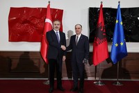 فيدان والرئيس الألباني يبحثان العلاقات الثنائية وقضايا إقليمية