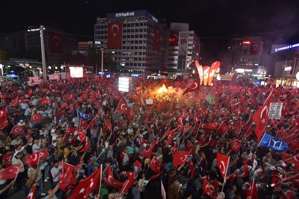 The coup attempt on June 15, 2016 failed after encountering huge public backlash against the FETu00d6-led military's attack on the democratically elected government.