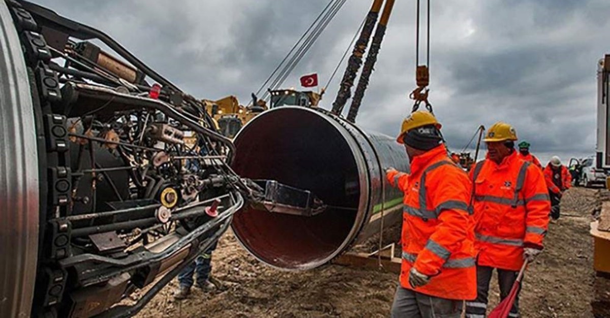 The 1,850-kilometer-long Trans Anatolian Natural Gas Pipeline Project (TANAP) and the 878-kilometer-long Trans Adriatic Pipeline (TAP) were connected at the Maritsa River located on the Turkey-Greece border in November 2018.