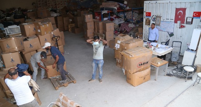 المساعدات الإنسانية تمر عبر تركيا الأناضول