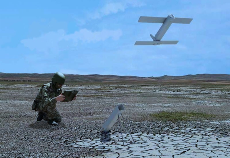 The ALPAGU ,kamikaze drone, (AA Photo)