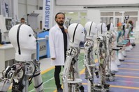 Robots in the production phase at the Ak?nsoft factory, Turkey's first robot manufacturer. (?HA Photo)