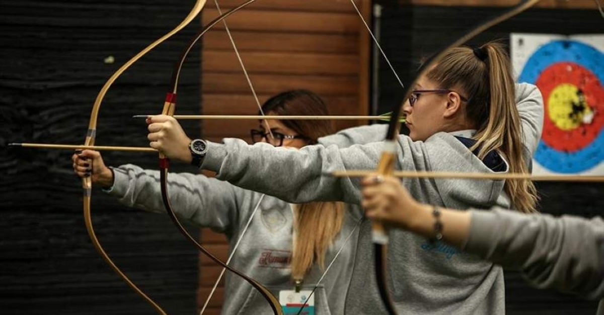 Turkish youth are highly interested in learning traditional archery. (AA Photo)