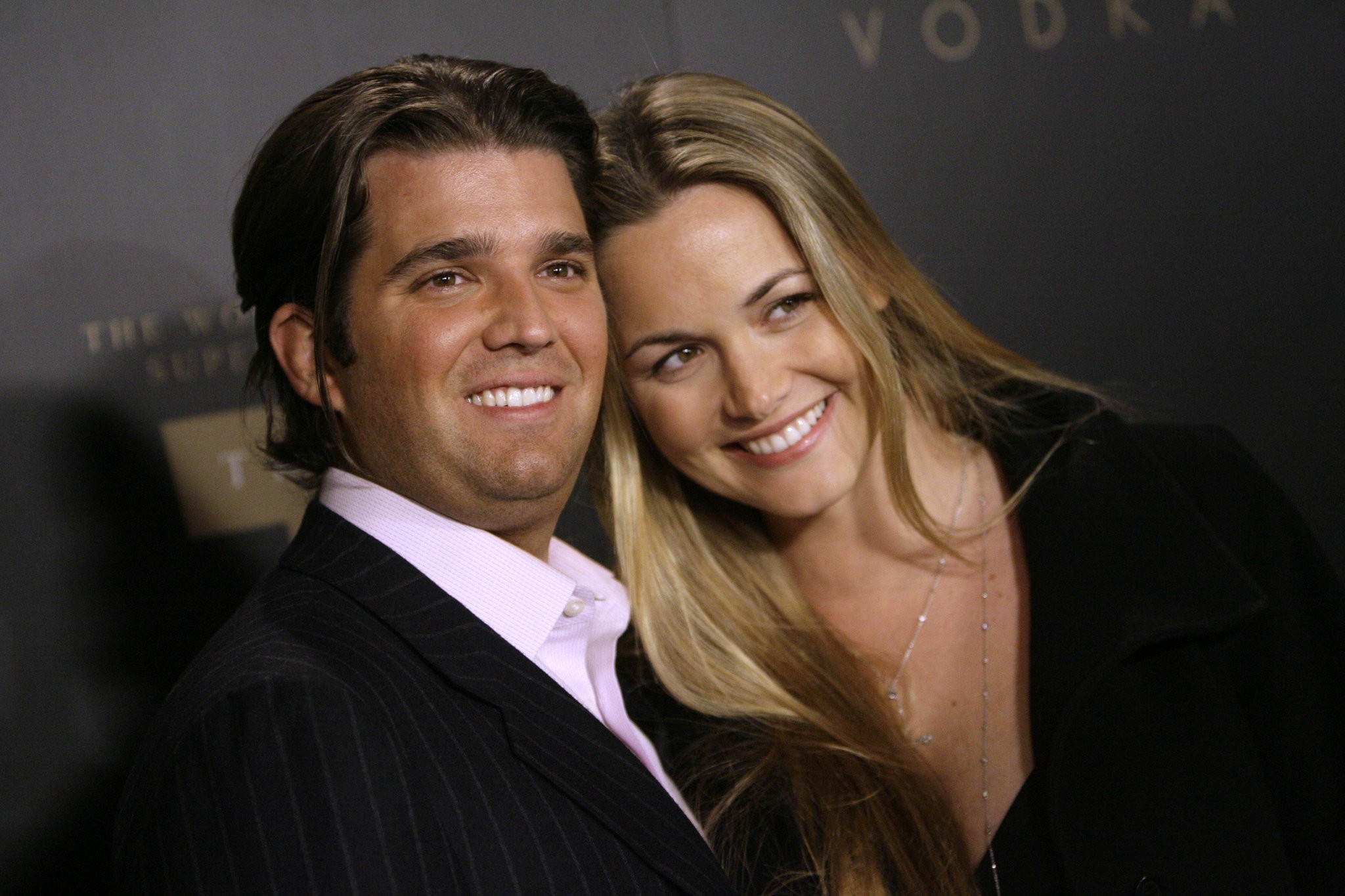 In a Jan. 17, 2007 file photo, Donald Trump Jr., left, and his wife Vanessa arrive for the Trump Vodka launch party by Drinks America hosted by Donald J. Trump at Les Deux in the Hollywood section of Los Angeles. (AP Photo)