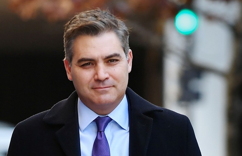 In this file photo taken on November 16, 2018 CNN White House correspondent Jim Acosta arrives at US District Court in Washington, DC, where Judge Timothy Kelly ordered the White House to reinstate Acosta's press credentials. (AFP Photo)