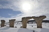 The ancient city of Satala is assumed to be built during the Eastern Roman Empire to protect the borders on a foothill in Kelkit district of Gu00fcmu00fcu015fhane province.
