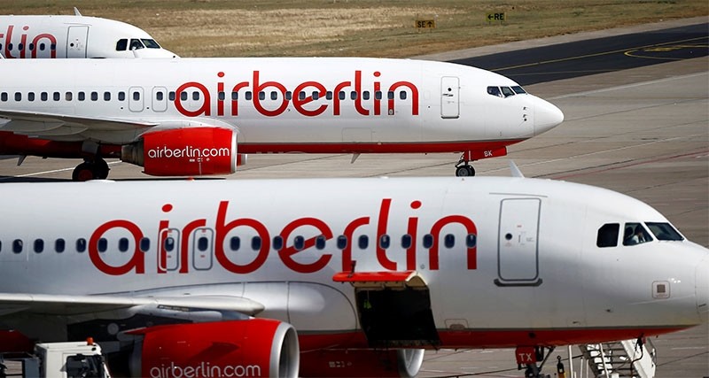 German carrier Air Berlin's aircrafts are pictured at Tegel airport in Berlin, Germany, September 29, 2016. (Reuters File Photo)