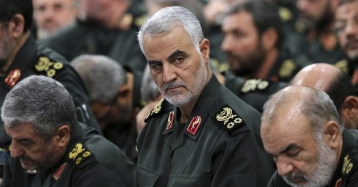 In this Sept. 18, 2016, file photo provided by an official website of the office of the Iranian supreme leader, Gen. Qassem Soleimani (C) attends a meeting in Tehran, Iran. (AP Photo)