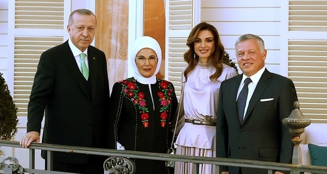 Jordaniens König Abdullah und Königin Rania zu Besuch in Istanbul