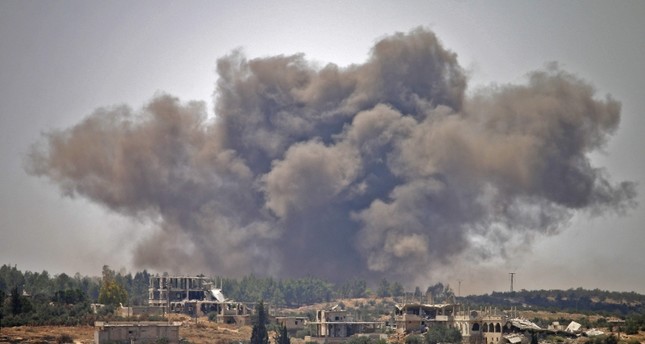القصف العنيف على قرى وبلدات الجنوب السوري الفرنسية
