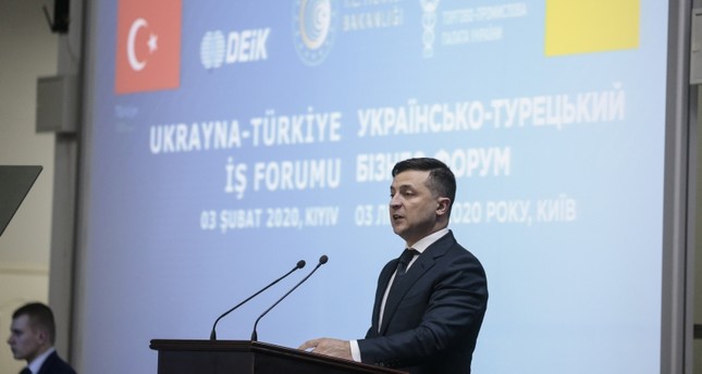 الرئيس الأوكراني يدعو الشركات التركية للاستثمار في بلاده