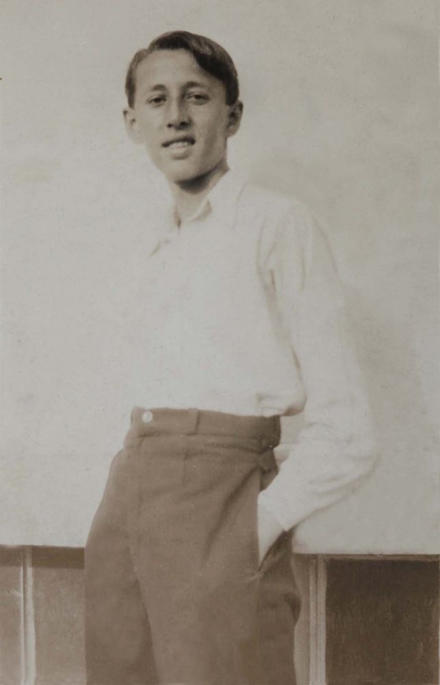 Orhan Veli as a young boy. 