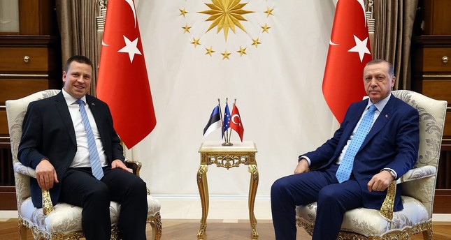 أردوغان يستقبل الرئيس الدوري للاتحاد الأوروبي في أنقرة