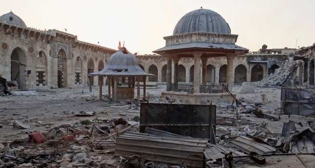 الوضع الحالي للمسجد الأموي الكبير في حلب  رويترز