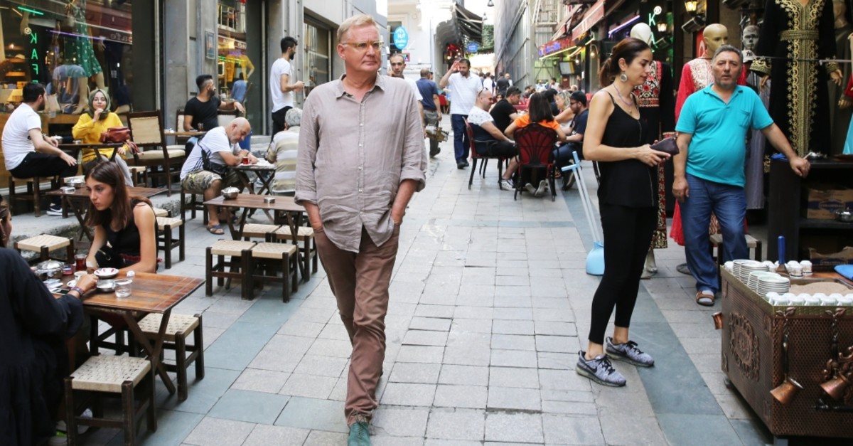 Jochen Proehl walks down on the streets of Istanbul, which he calls home.