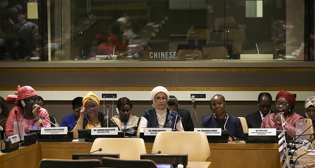 أمينة أردوغان تطالب بتحسين أوضاع النساء في إفريقيا