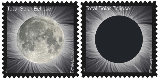 The U.S. Postal Service unveiled Tuesday, June 20, 2017, in Laramie, Wyo., the first-of-its-kind stamp, which commemorates the Aug. 21 eclipse, that changes when you touch it by transforming into an image of the Moon from the heat of a finger.