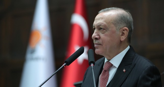 أردوغان في اجتماع الكتلة البرلمانية لحزب العدالة والتنمية، أنقرة الأناضول