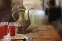 Sherbet and fruit compotes regularly accompanied Ottoman meals, especially during Ramadanu2019s iftar, fast-breaking meal. On hot summer days, sherbets were served to guests as refreshments.