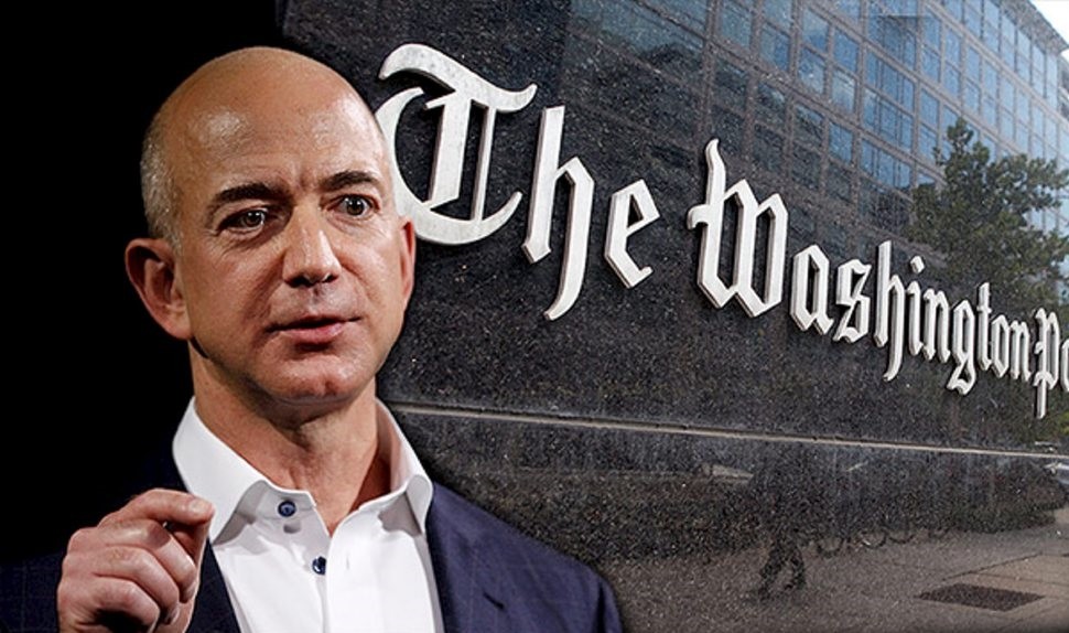 Bezos bought the Washington Post for $250 million four years ago in a private deal not related to Amazon.
