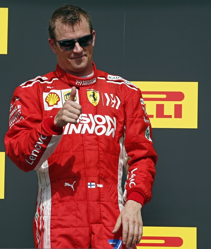 Raikkonen is now Formula One's oldest race winner since Britain's Nigel Mansell triumphed at the age of 41 in Australia in 1994.
