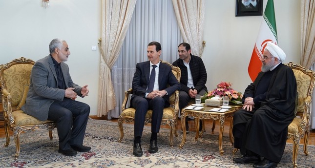 زيارة رئيس النظام السوري لطهران الأخيرة الفرنسية