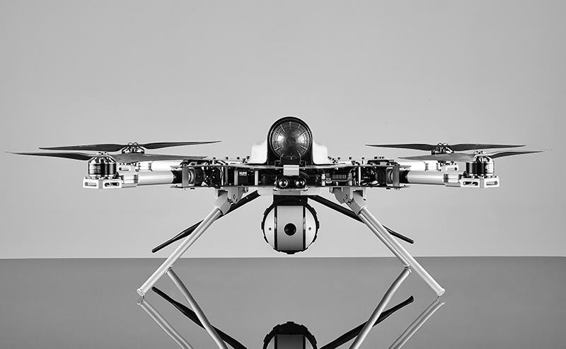 This photo shows the ALPAGU Blok II drone by Turkish drone manufacturer STM. (AA Photo)
