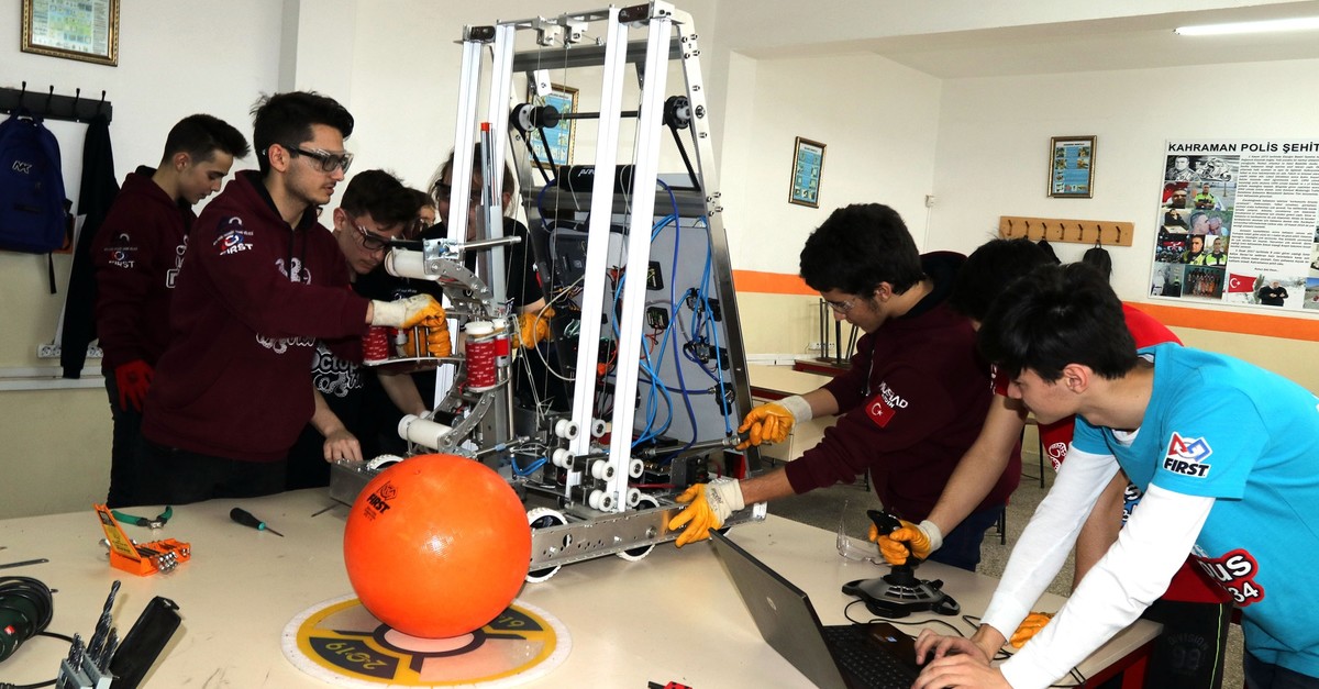 Award-winning Turkish high school students will take 'super robot' to ...